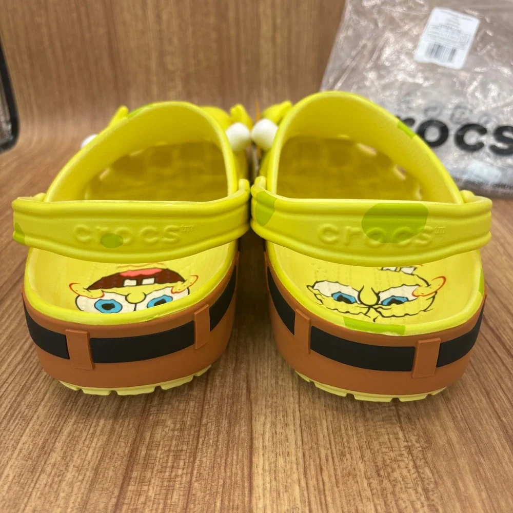 Crocs SpongeBob Classic Clog Mens Size 12 Yellow Nickelodeon 209824-7HD NEW